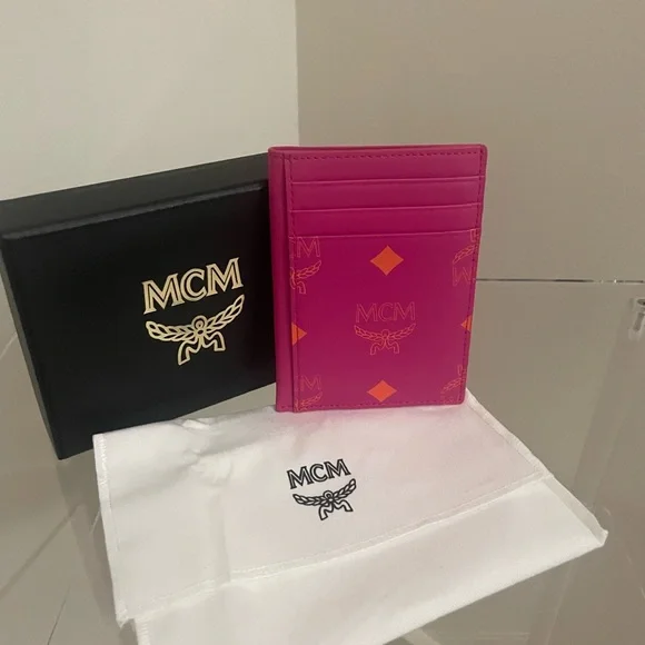 MCM Visetos Card Case - Picture 2 of 7